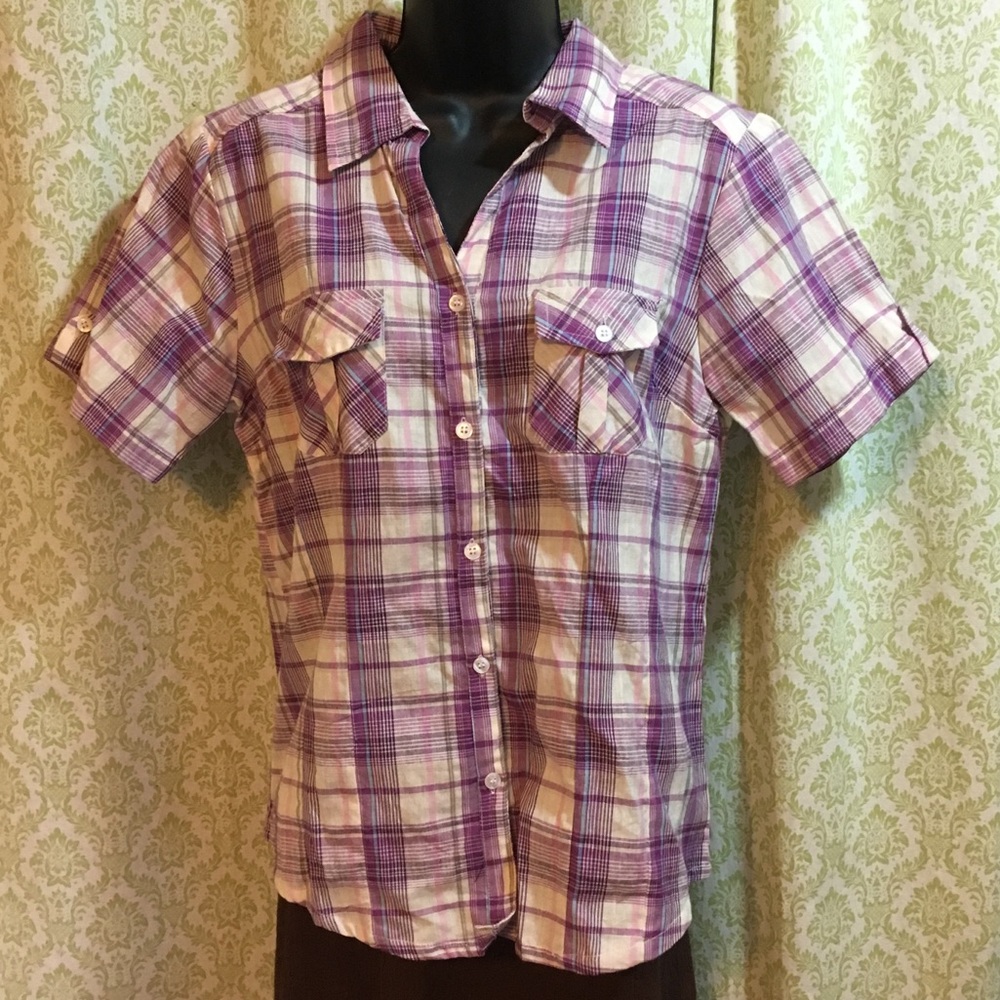 Company One Petite plaid shirt